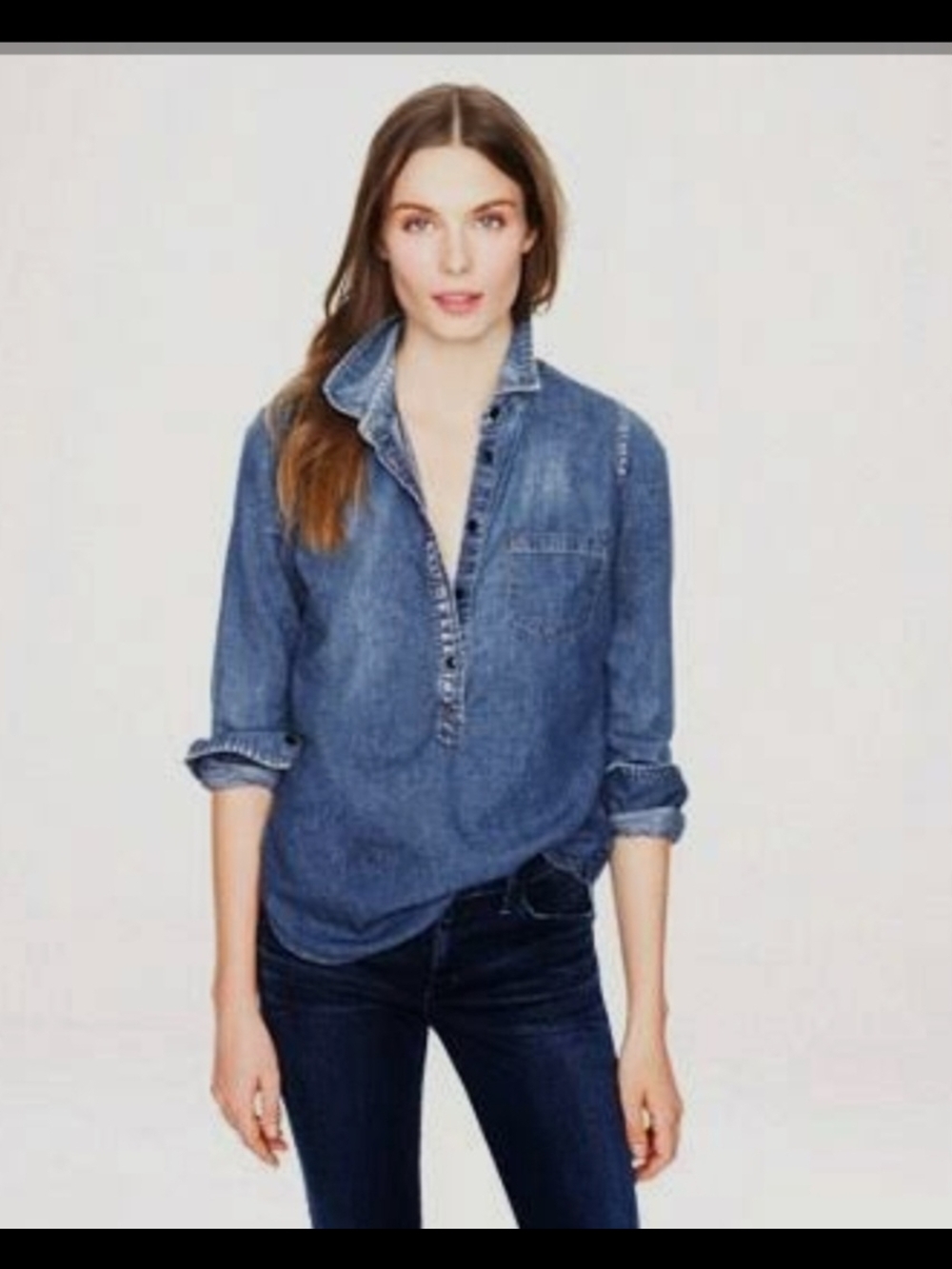 J. Crew Light Blue Denim Shirt